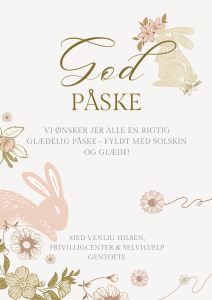 White illustrated easter egg hunt poster